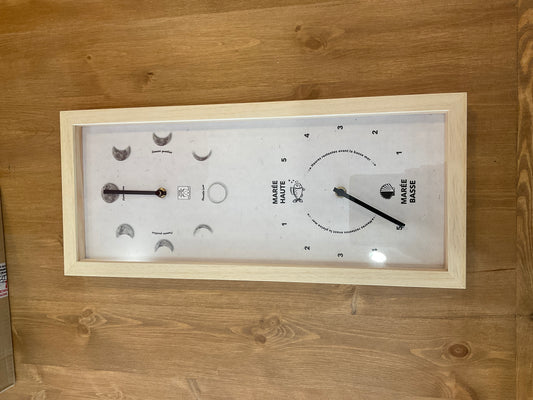 Horloge à marée - Bizeux - Lune et marée