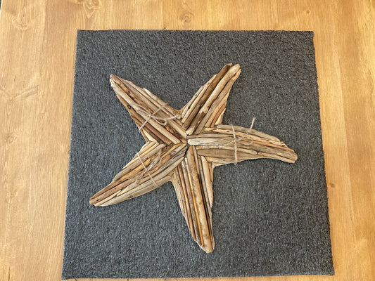 Etoile de mer en bois flotté