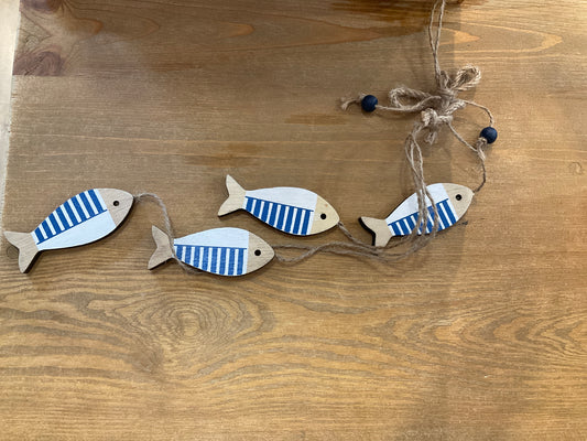 Guirlande marine - Poisson rayé