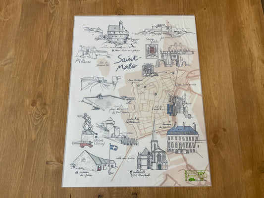 Affiche - Saint-Malo Intra Muros