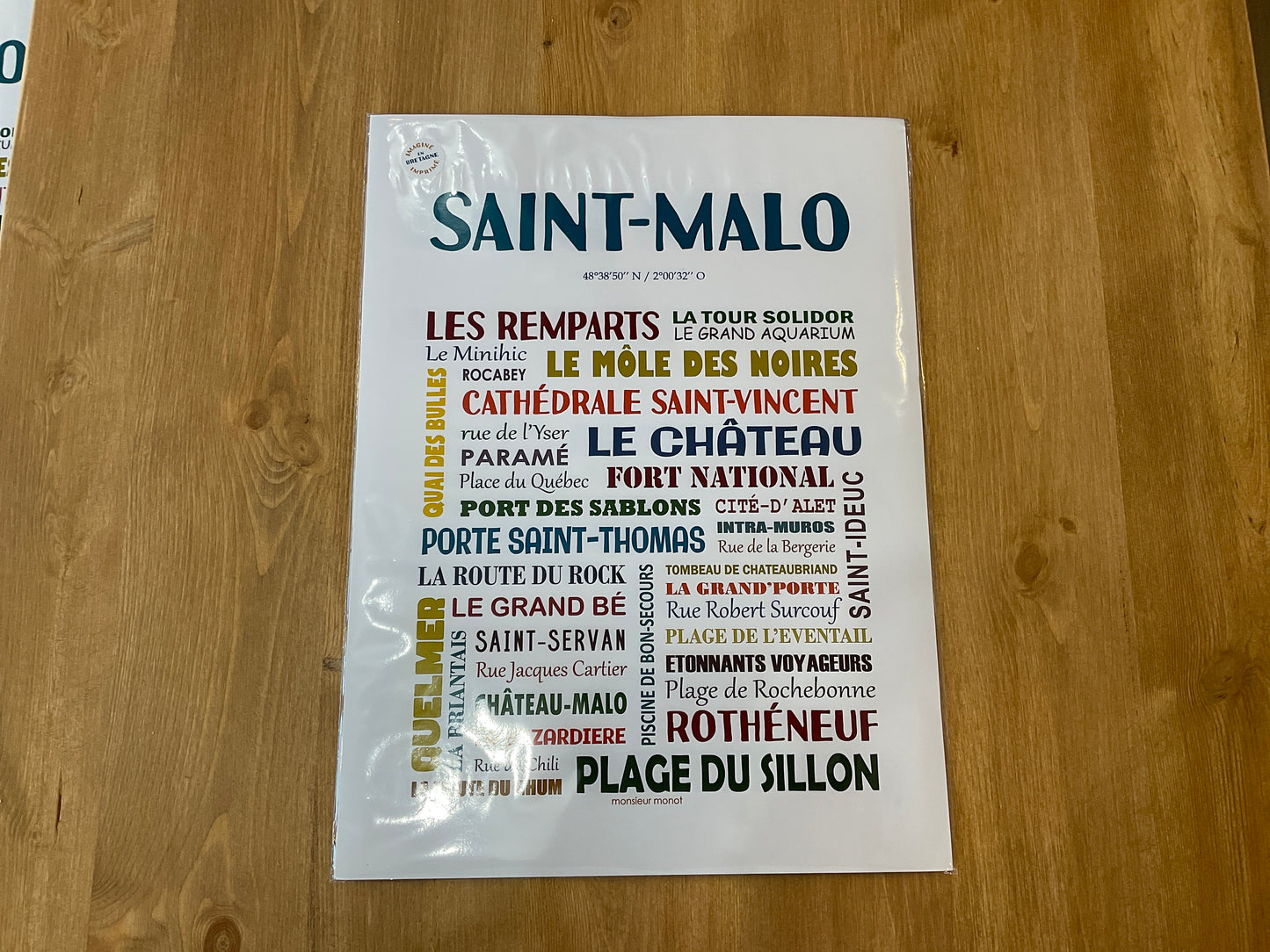 Affiche - Les quartiers de Saint-Malo