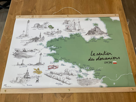 Affiche - Le Sentier des Douaniers