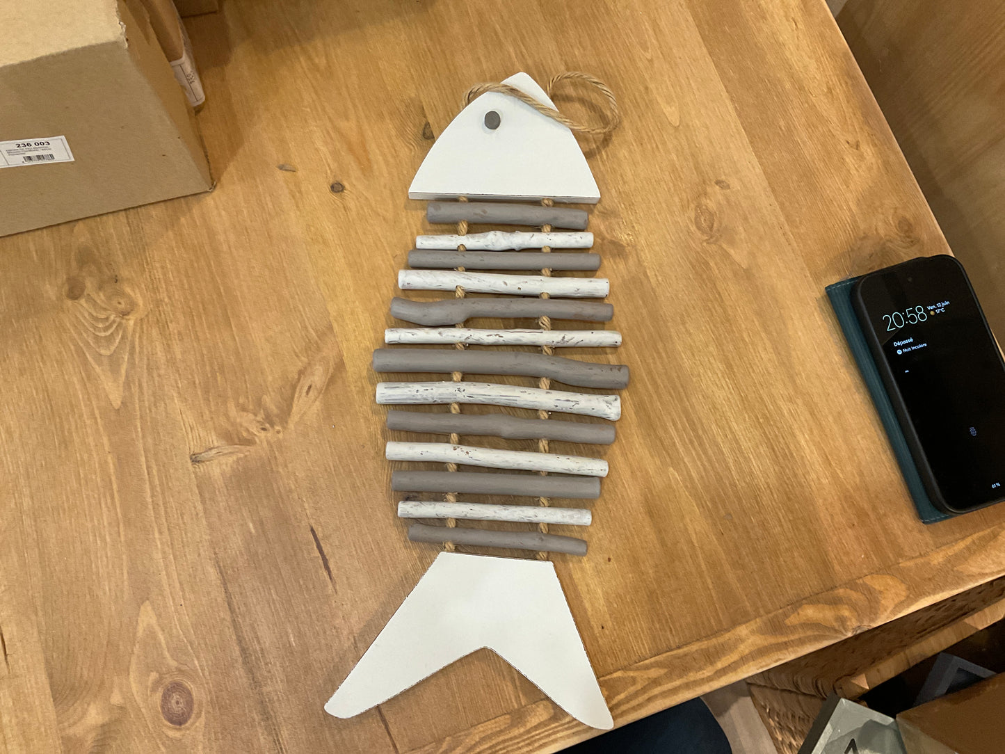 Poisson décoratif à suspendre