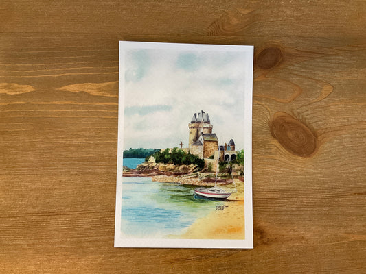 Carte - Aquarelle