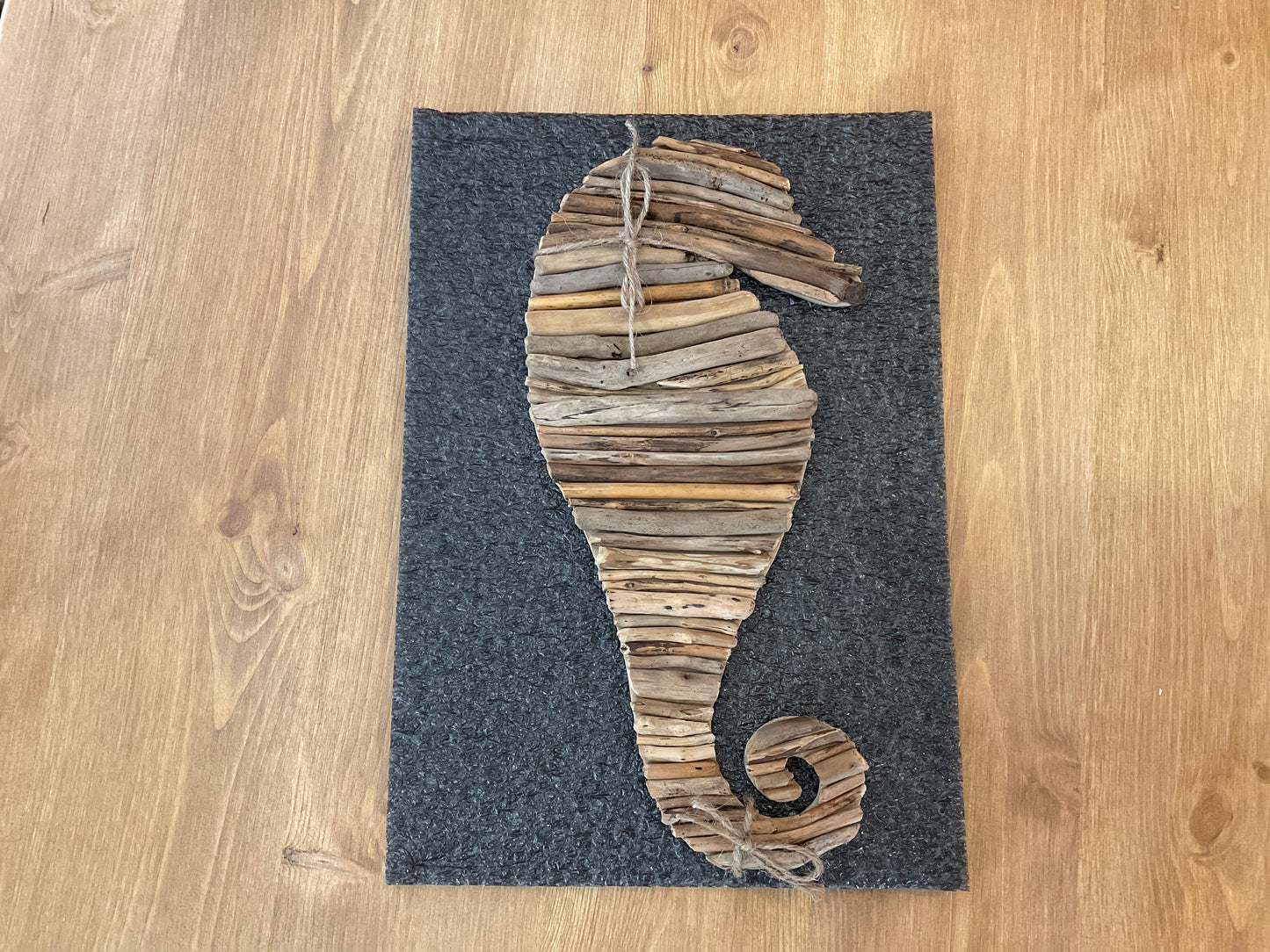 Hippocampe en bois flotté