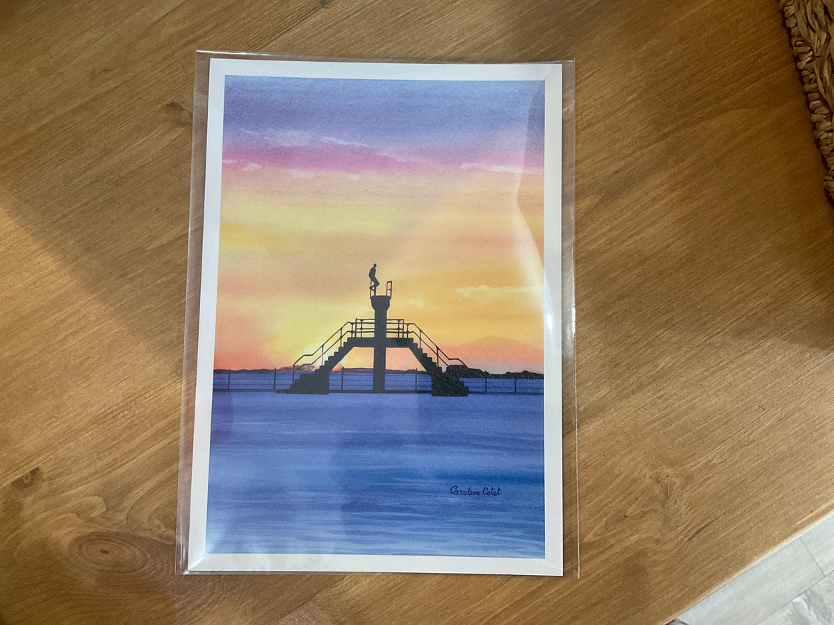 Carte - Aquarelle