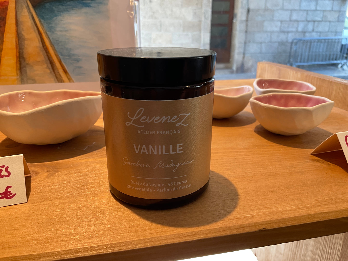 Bougie Pot Ambré