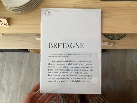 Affiche A4 - Définition