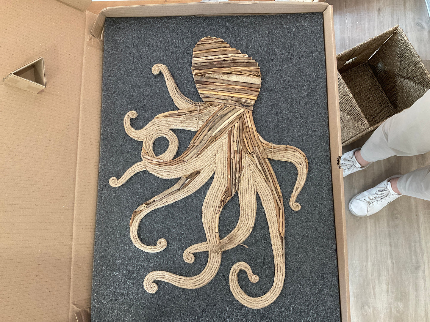 Octopus en bois flotté