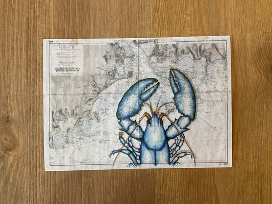 Carte postale - Ramo le homard