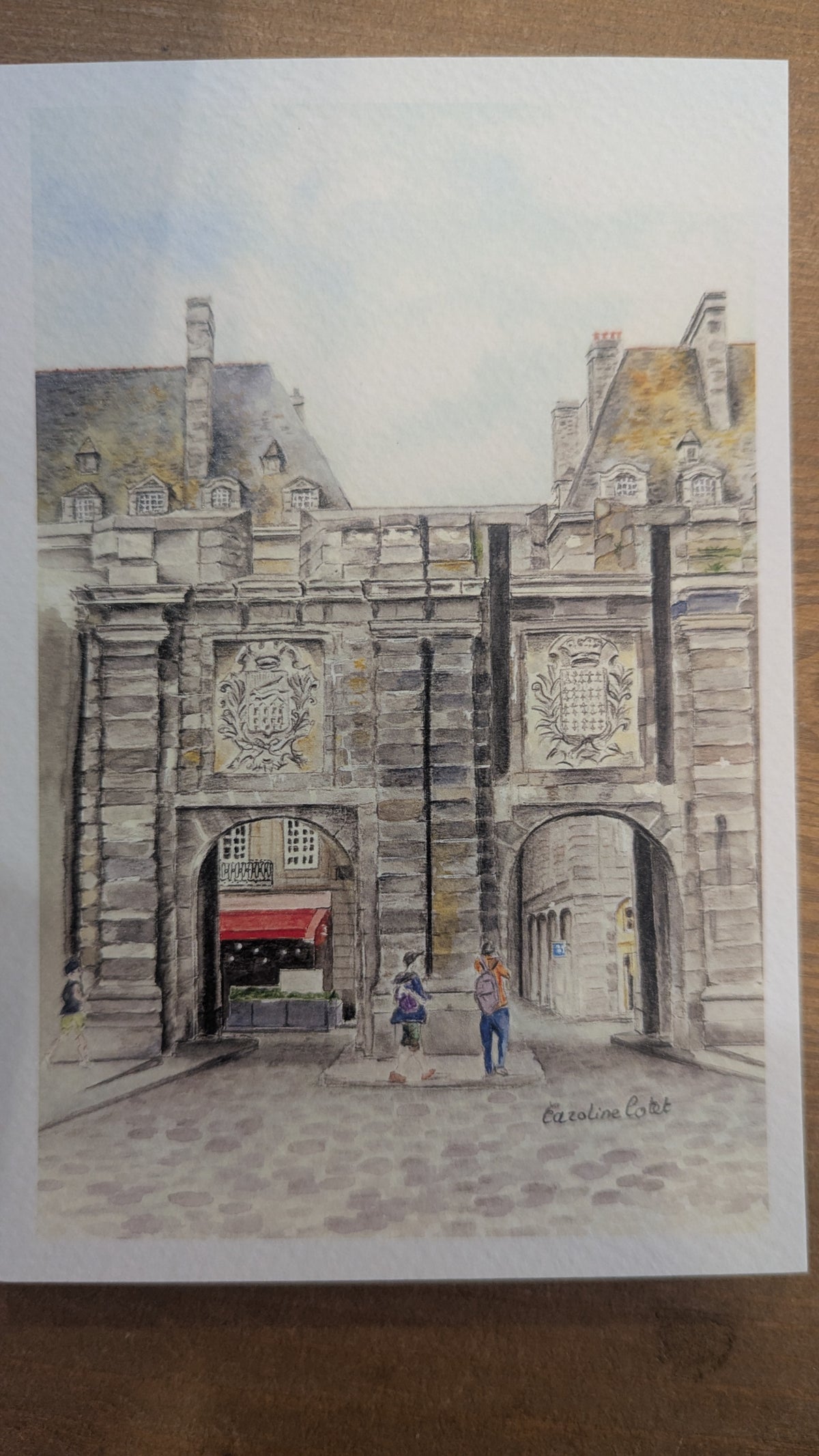 Carte - Aquarelle